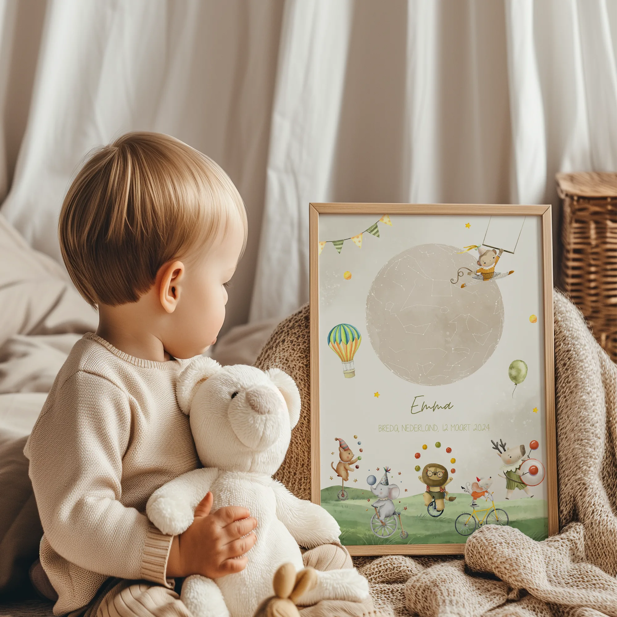 Sterrenhemel poster baby- en kinderkamer