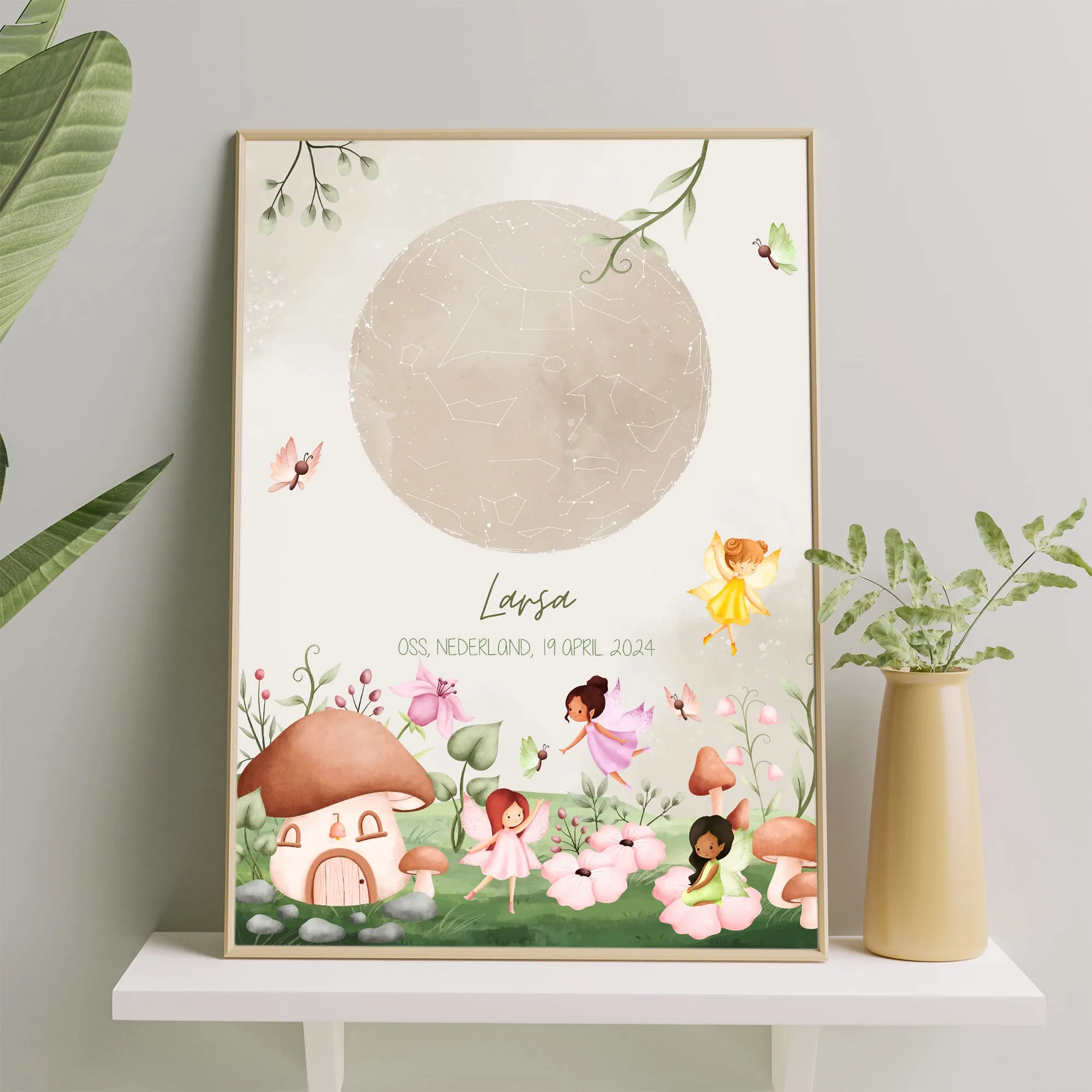sterrenhemel poster geboorte