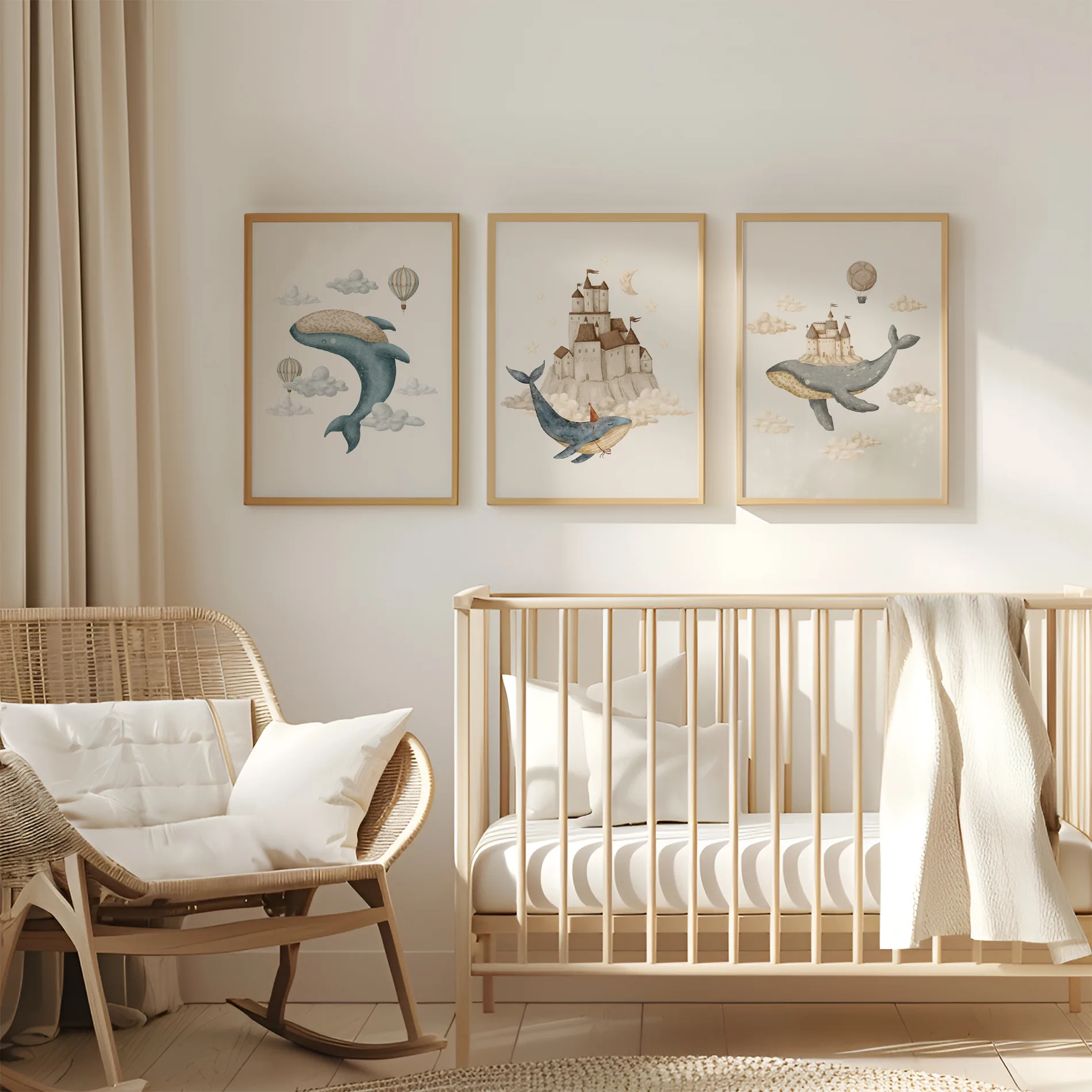 zeedieren posters onderwaterwereld kinderkamer