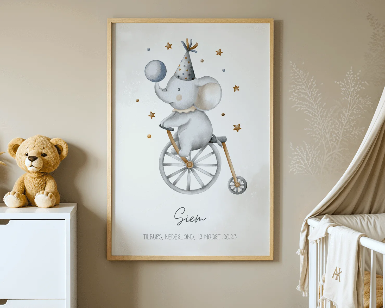 poster olifant kinderkamer
