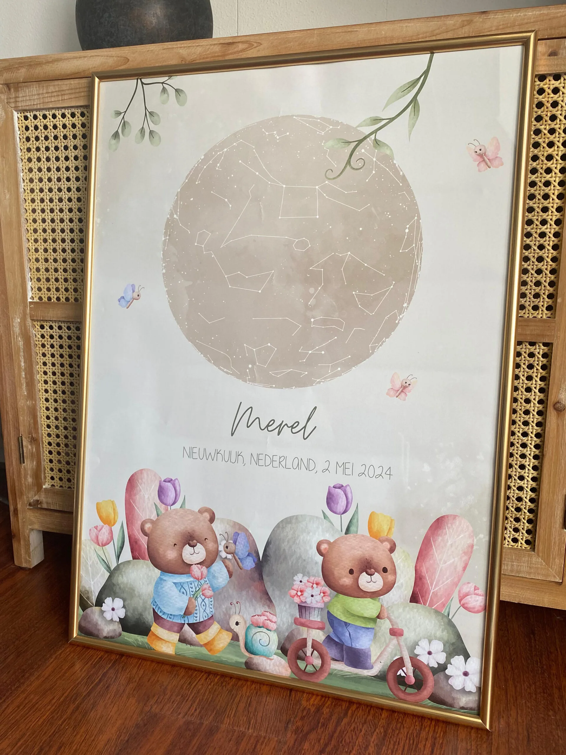 sterrenhemel poster meisje