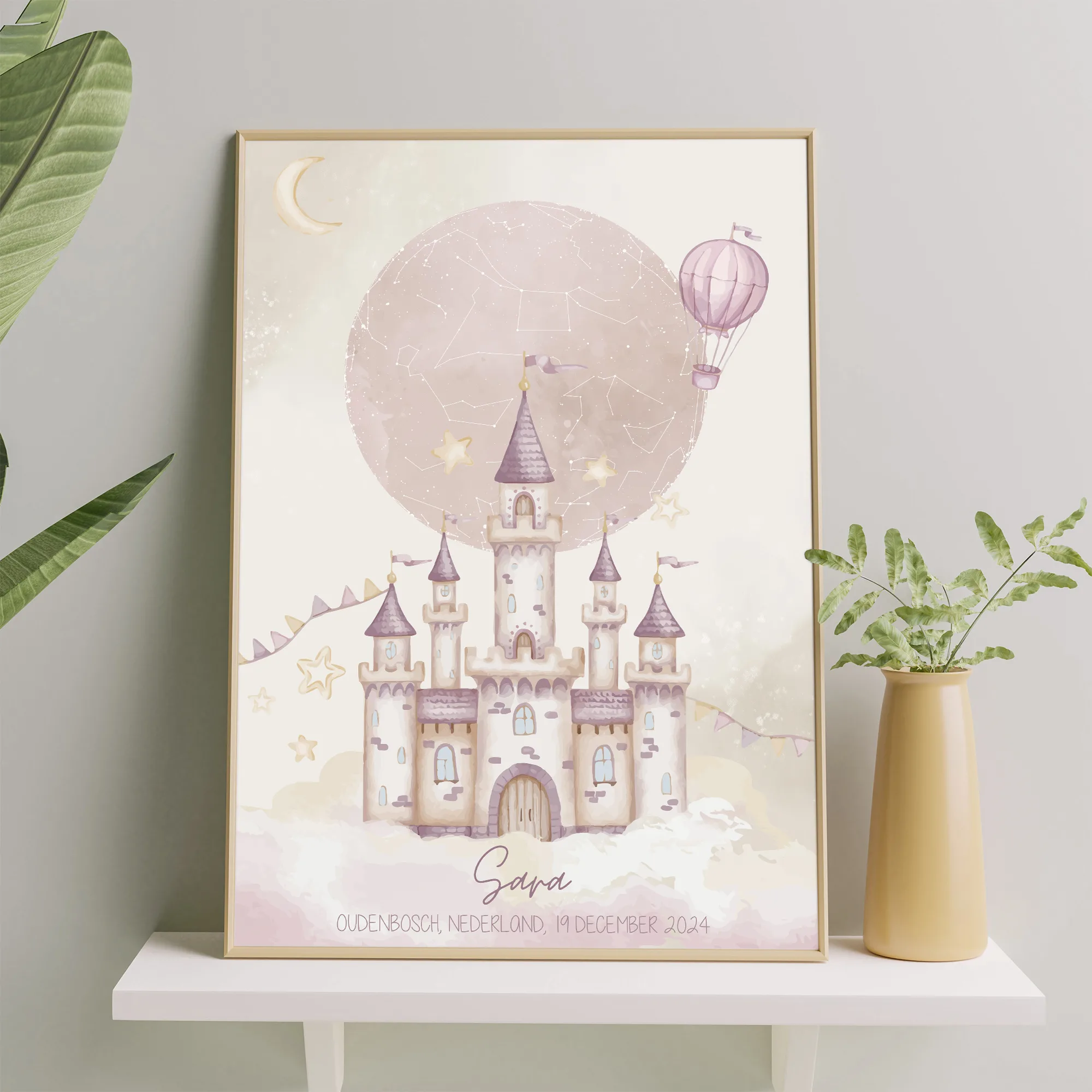 Sterrenhemel poster meisje