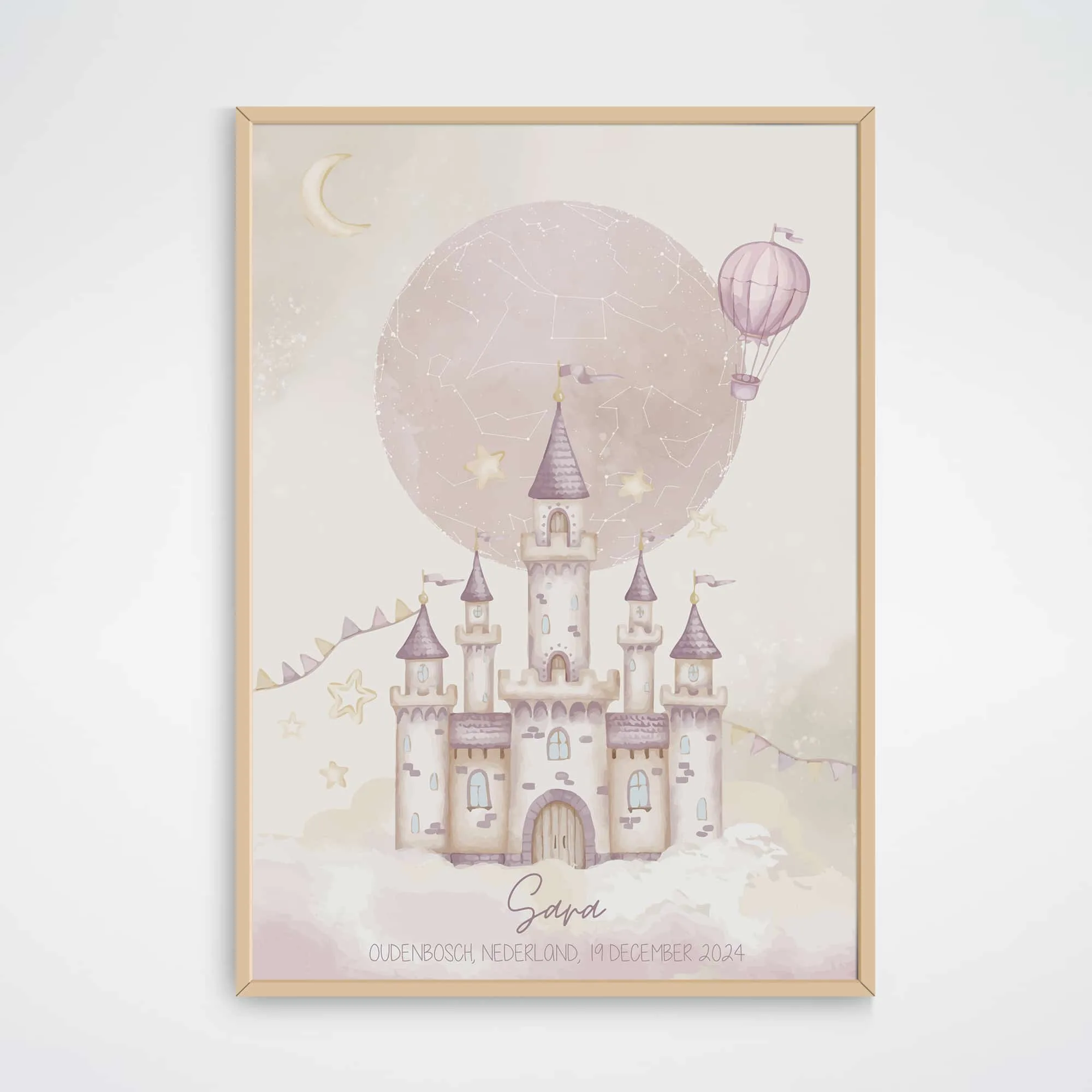 Geboorte poster baby