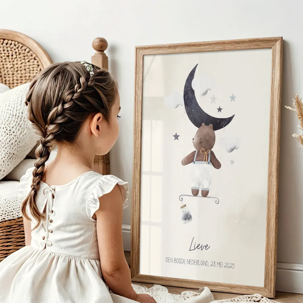 Meidenkamer poster schattig