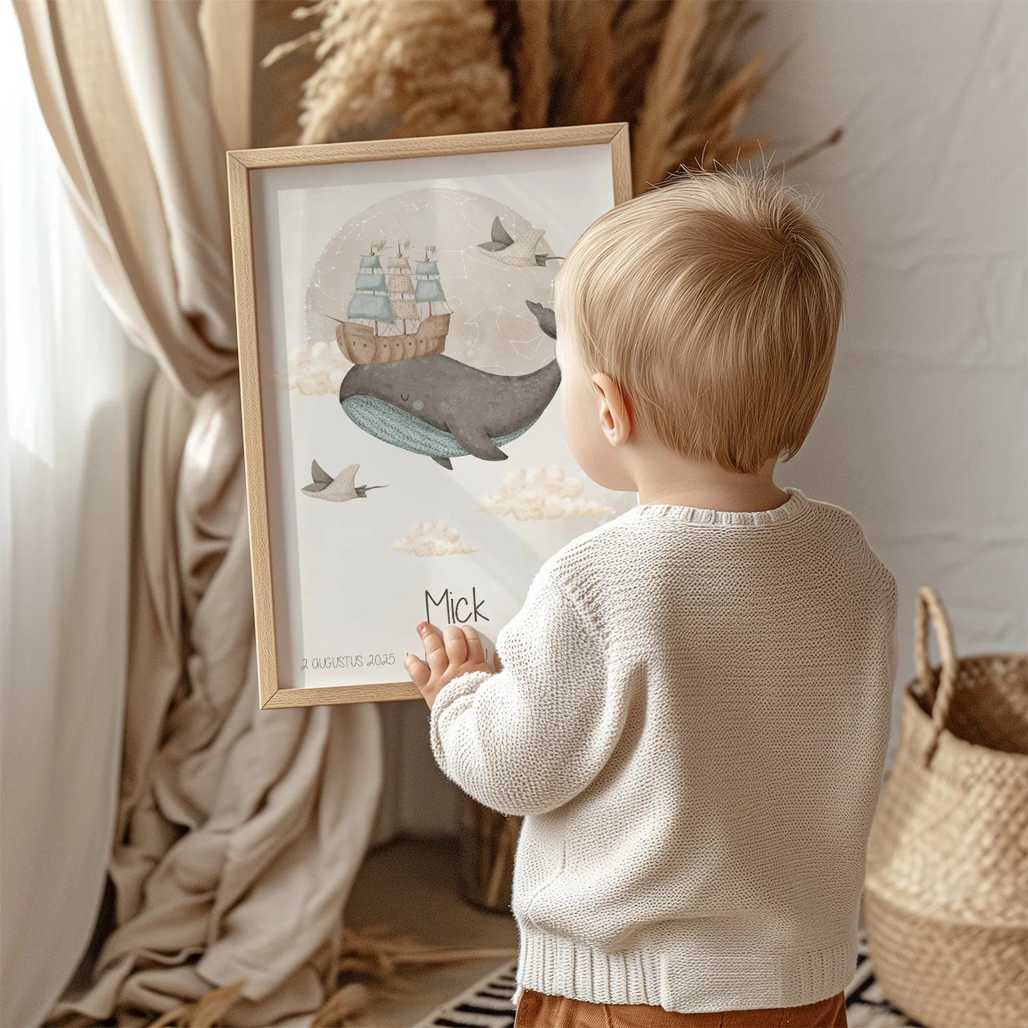 poster babykamer zeedieren