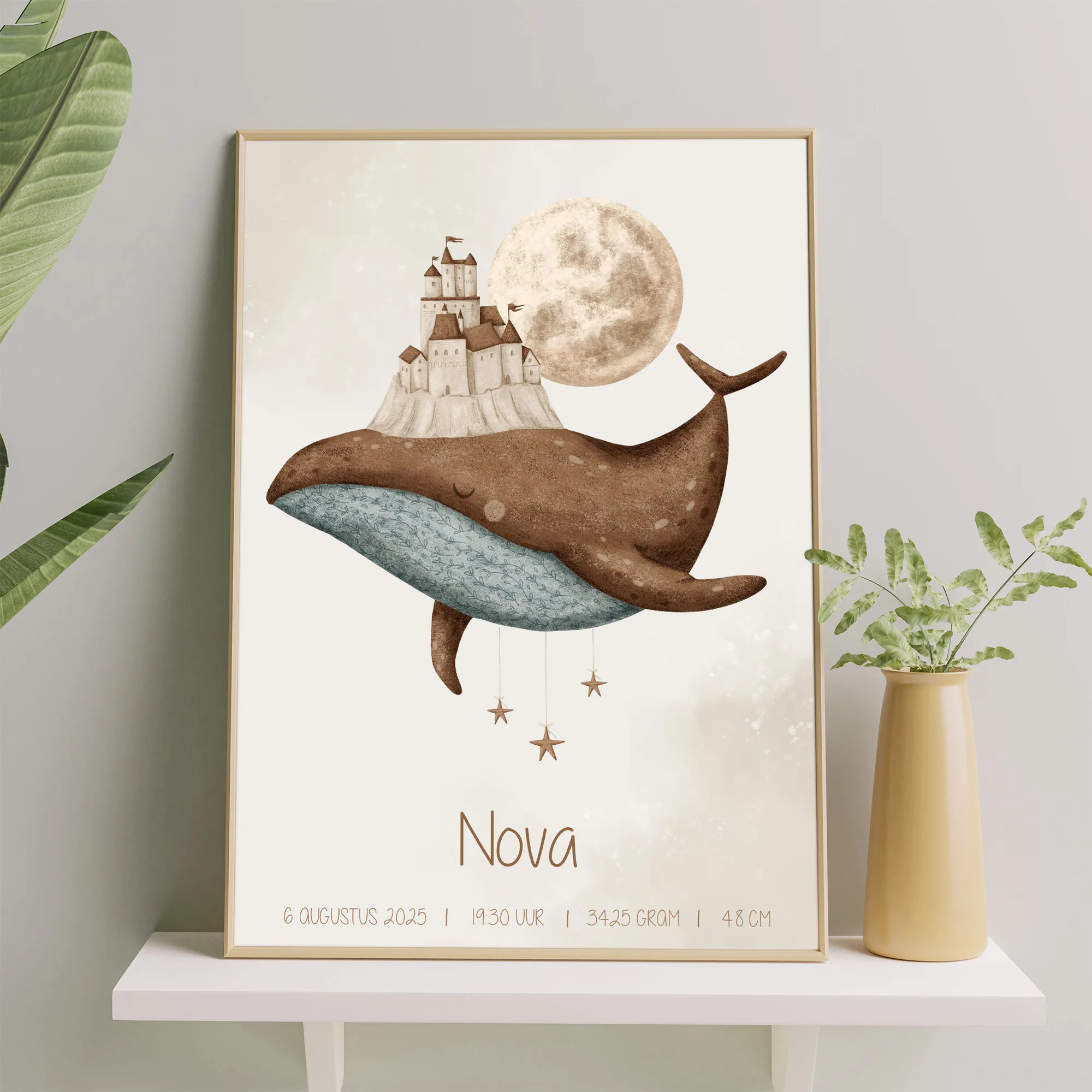 zeedieren poster gepersonaliseerd