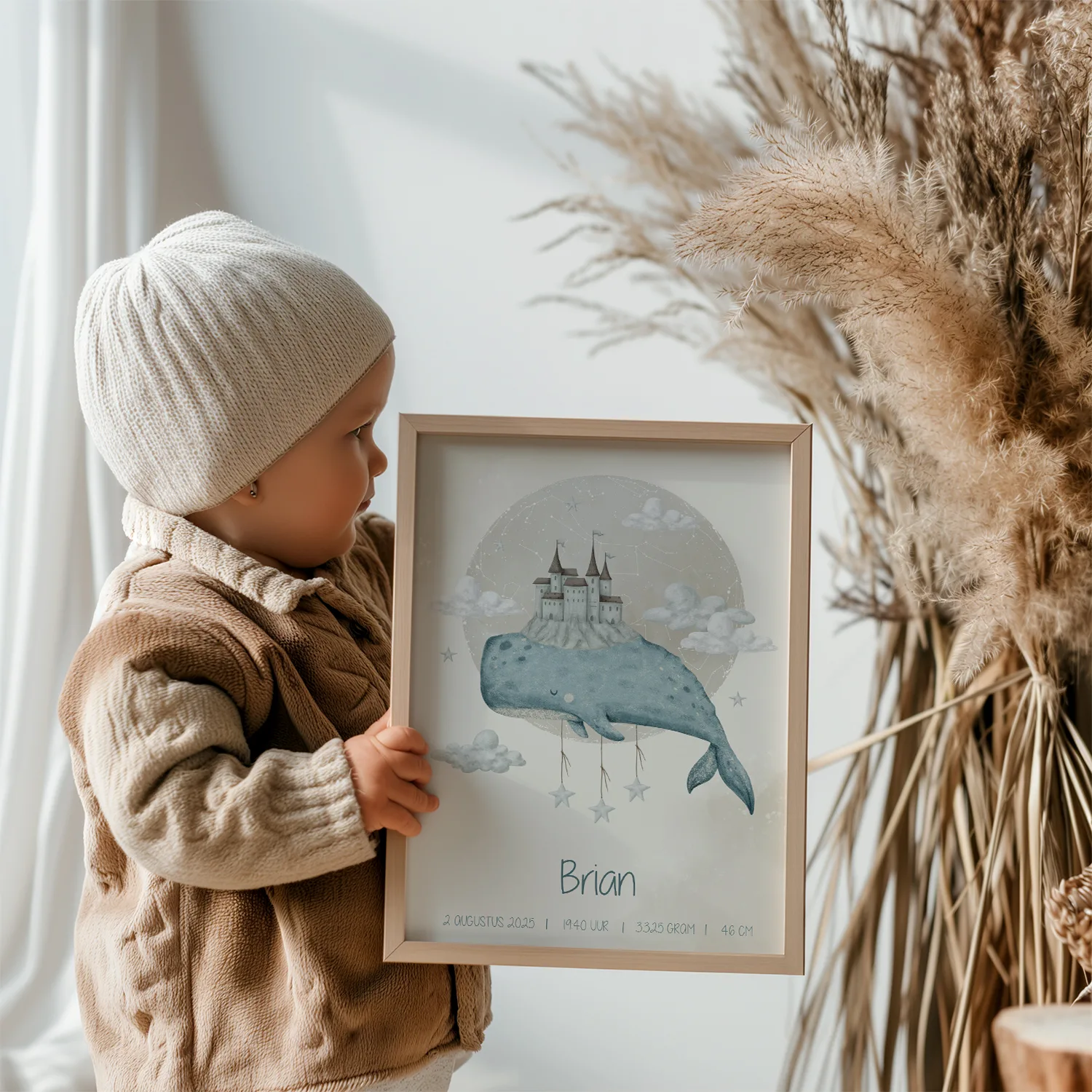 Zeedieren posters babykamer