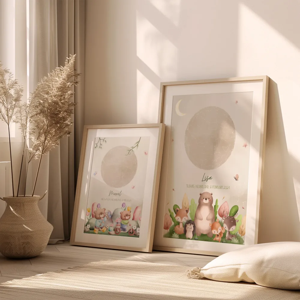 sterrenhemel poster baby geboorte