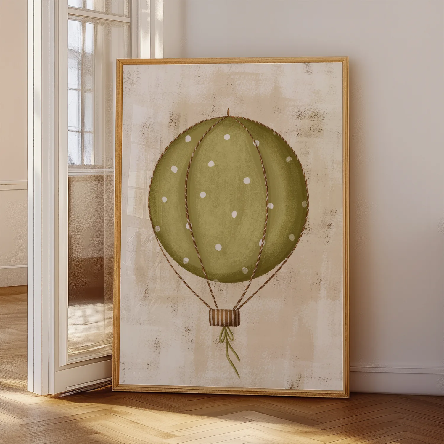 Air balloon poster kinderkamer