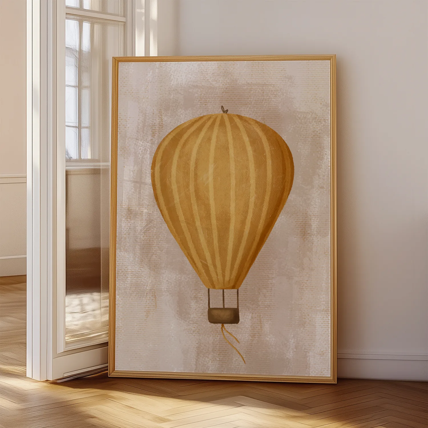Air balloon poster kinderkamer