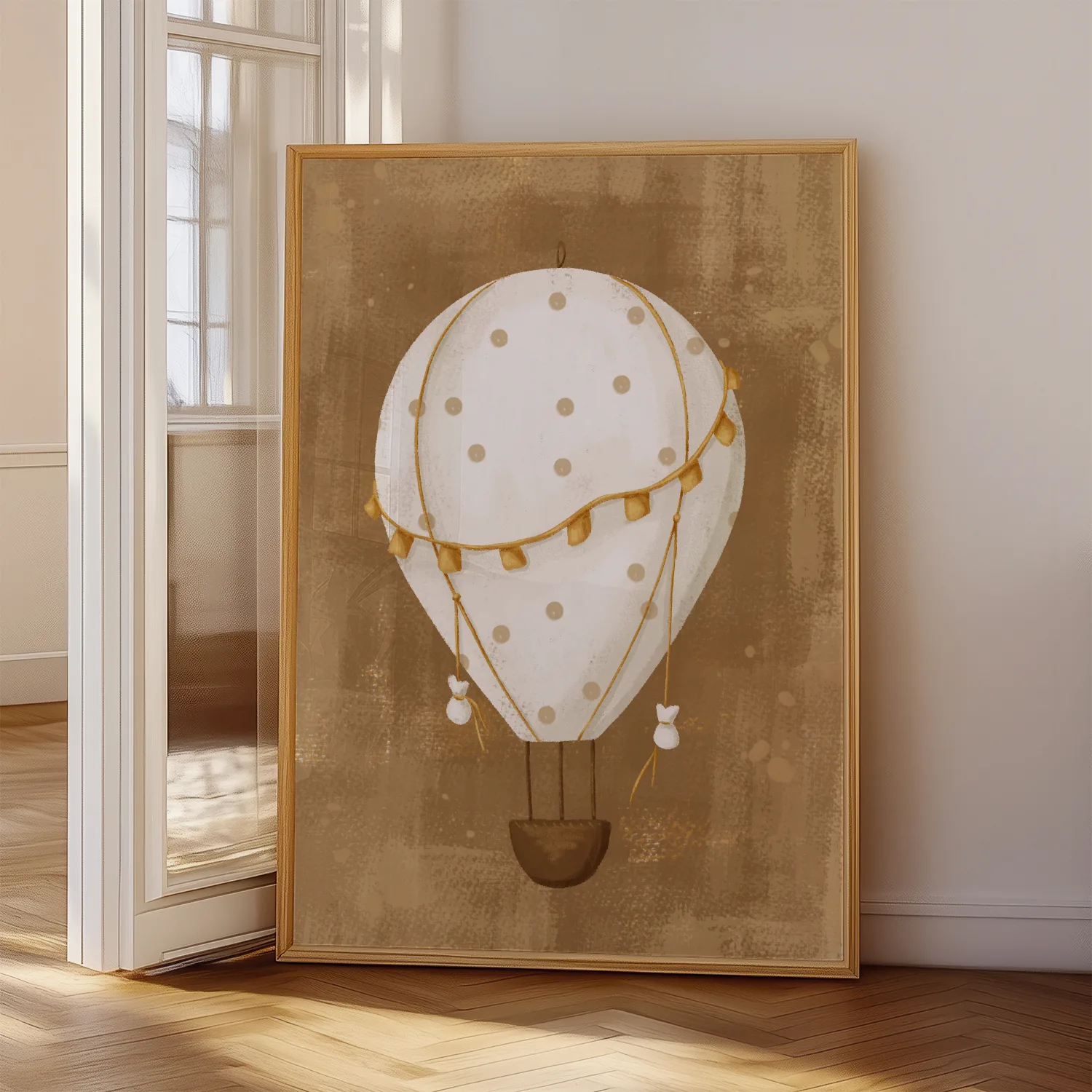 Air balloon poster kinderkamer