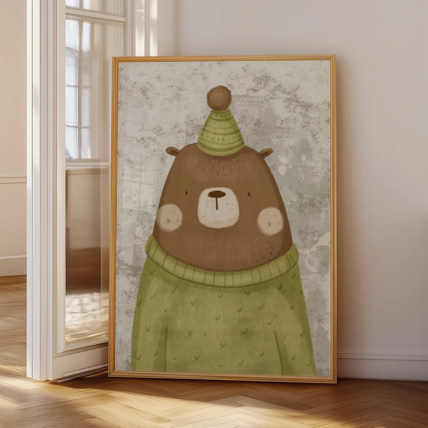 Lieve beer poster kinderkamer