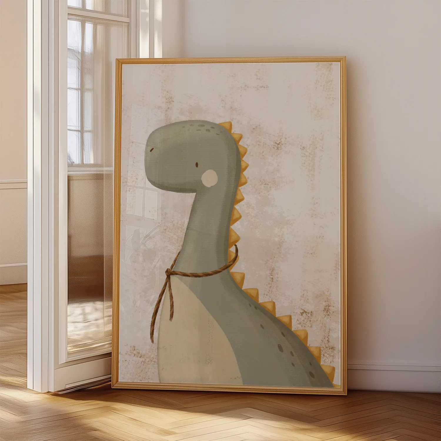 Dino poster babykamer