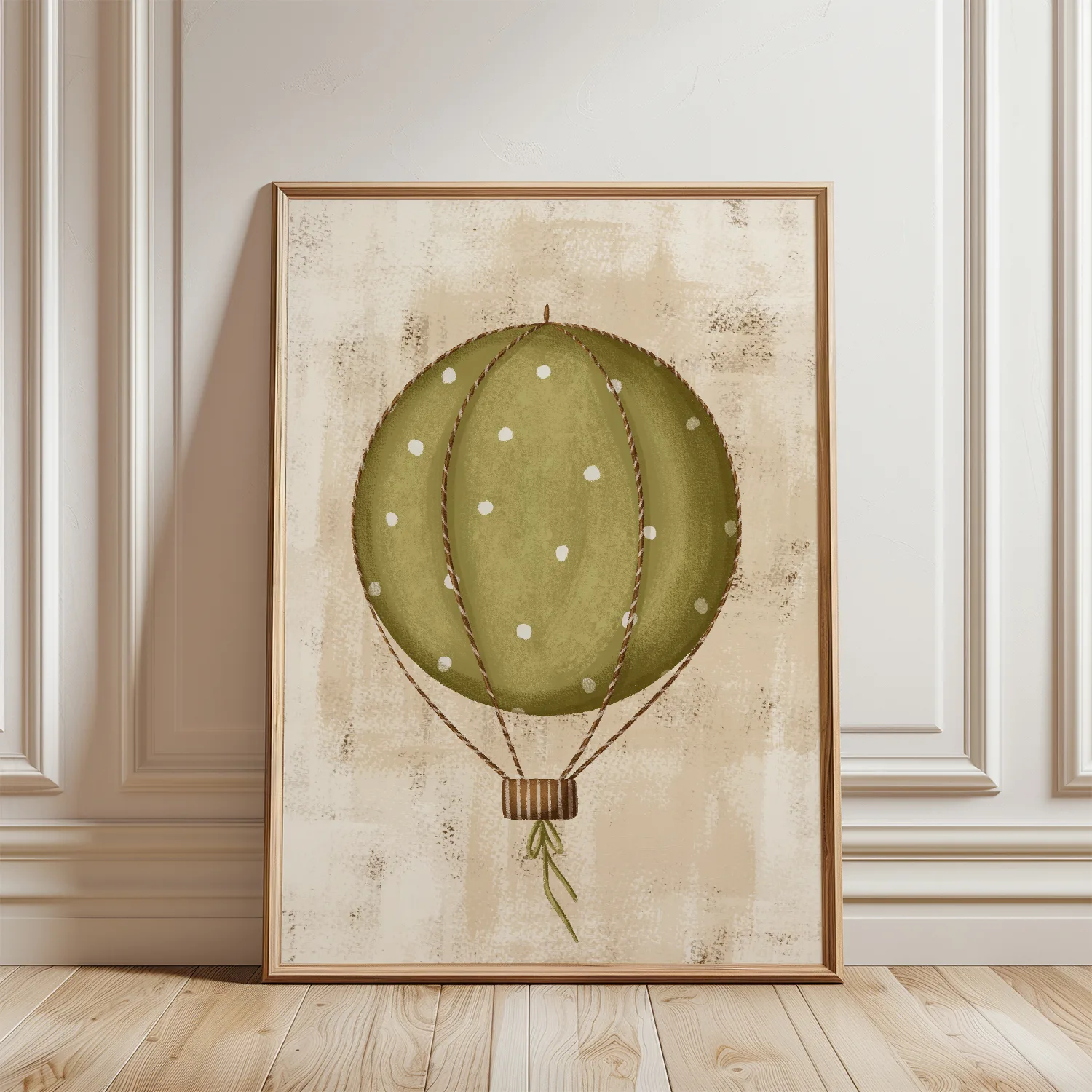 Luchtballon poster kinderkamer