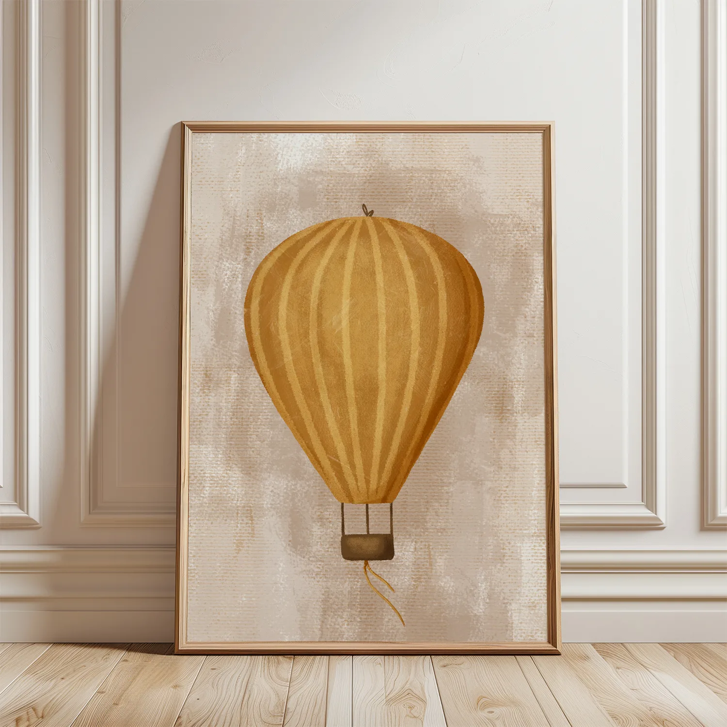 Luchtballon poster kinderkamer