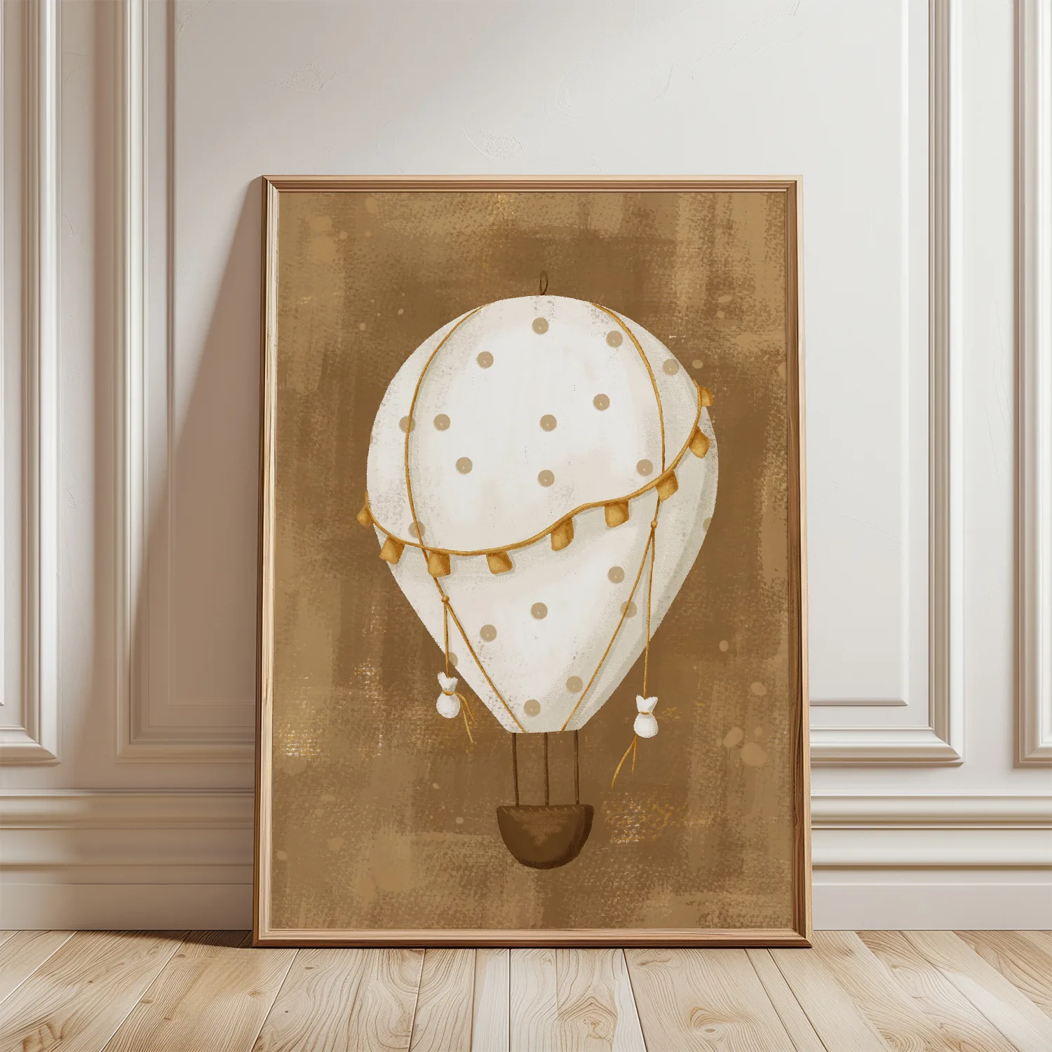 Luchtballon poster kinderkamer