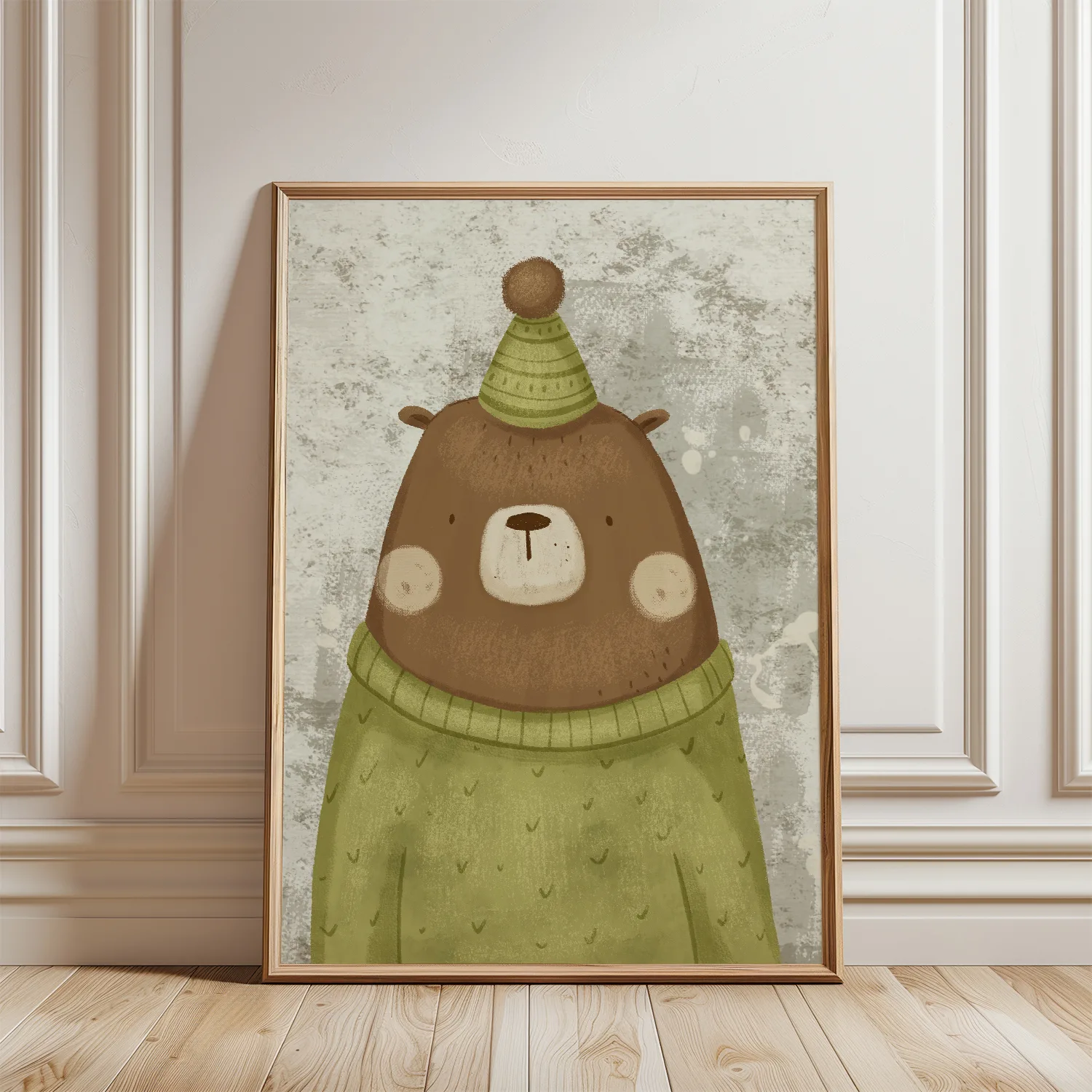 Beertje poster kinderkamer