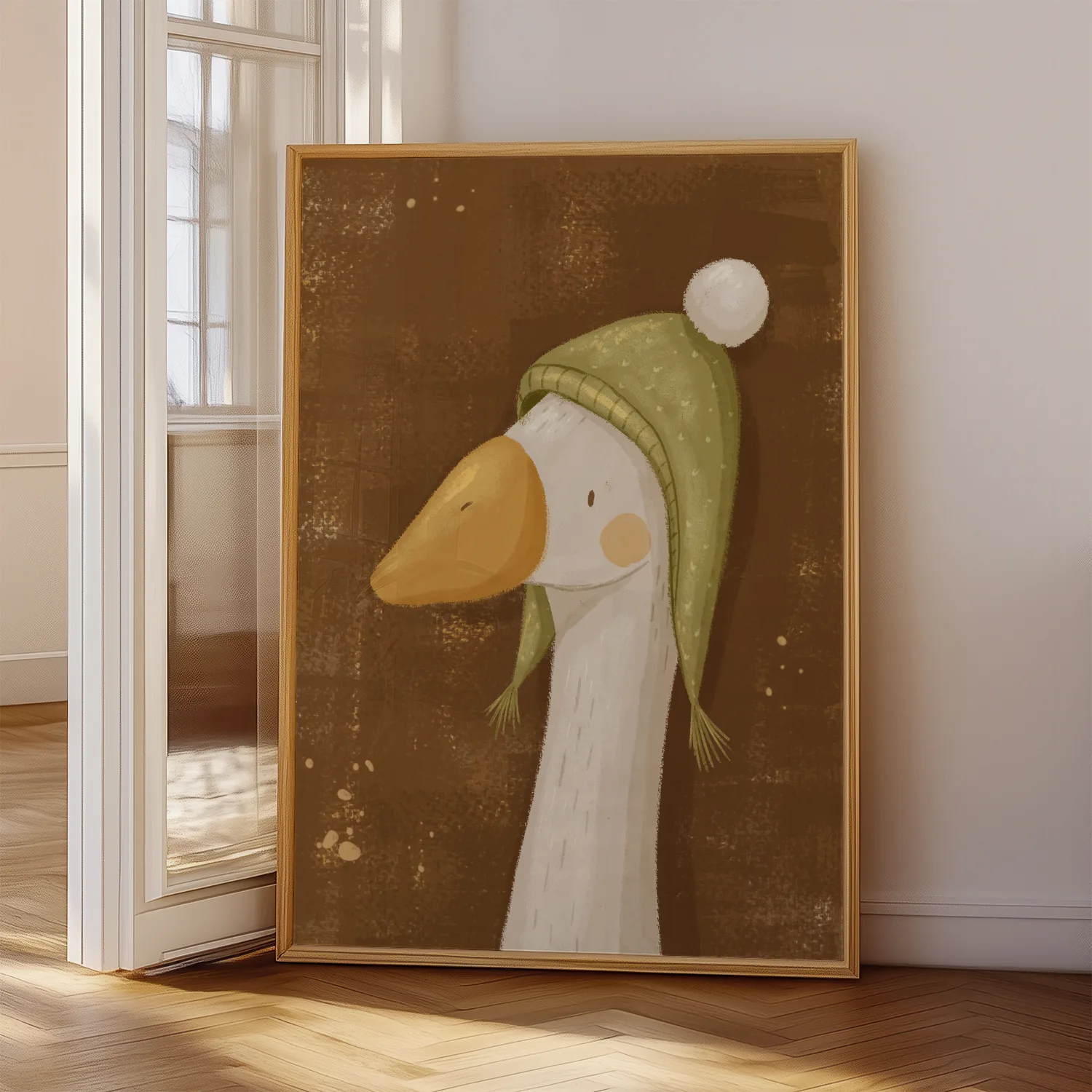 Eendje poster kinderkamer