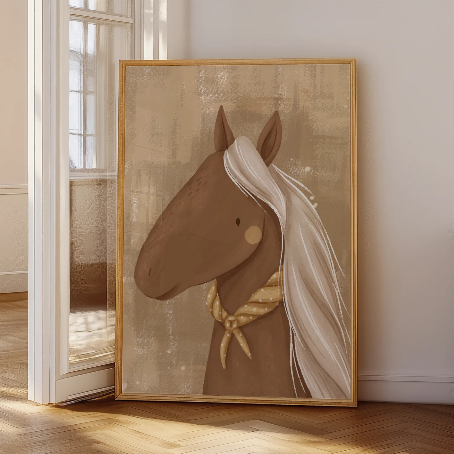 Paarden poster kinderkamer