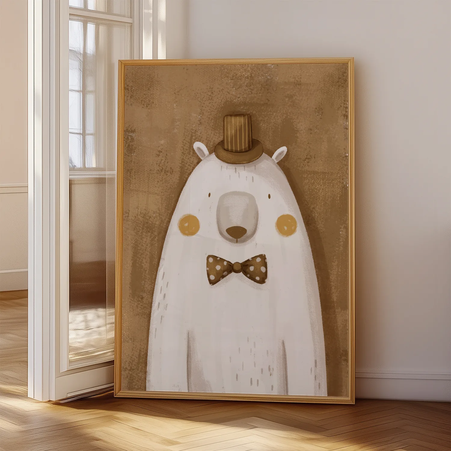 Beertje poster kinderkamer