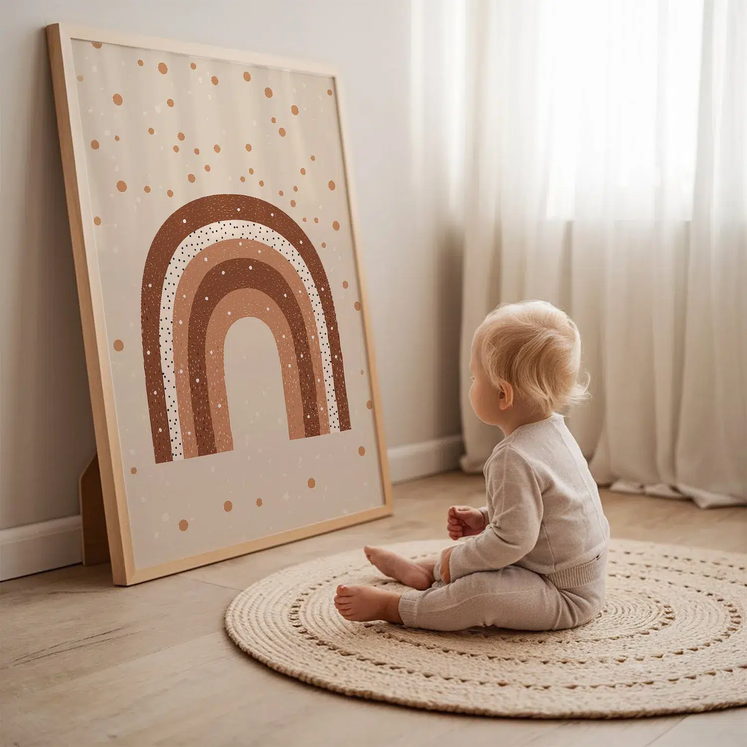 regenboog poster kinderkamer