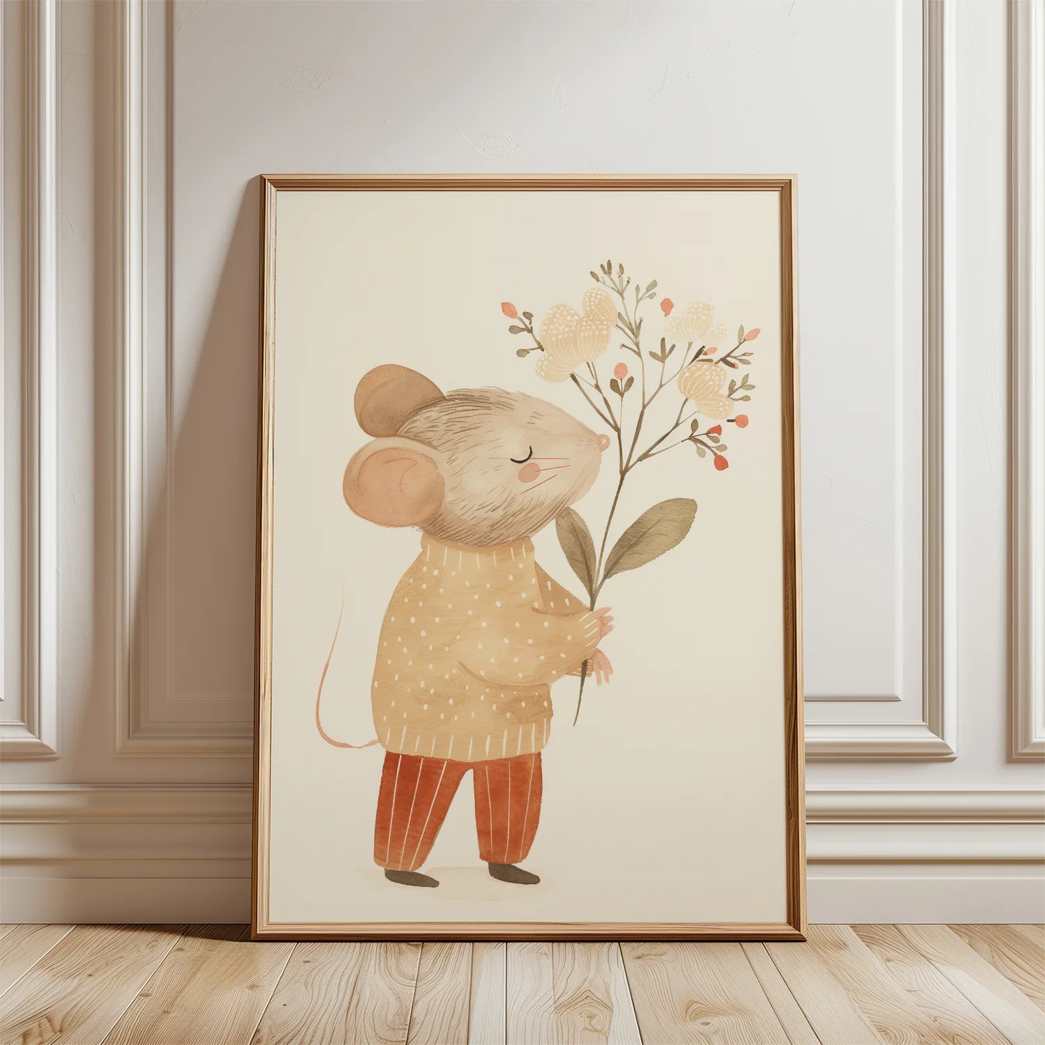 neutrale kinderkamer decoratie