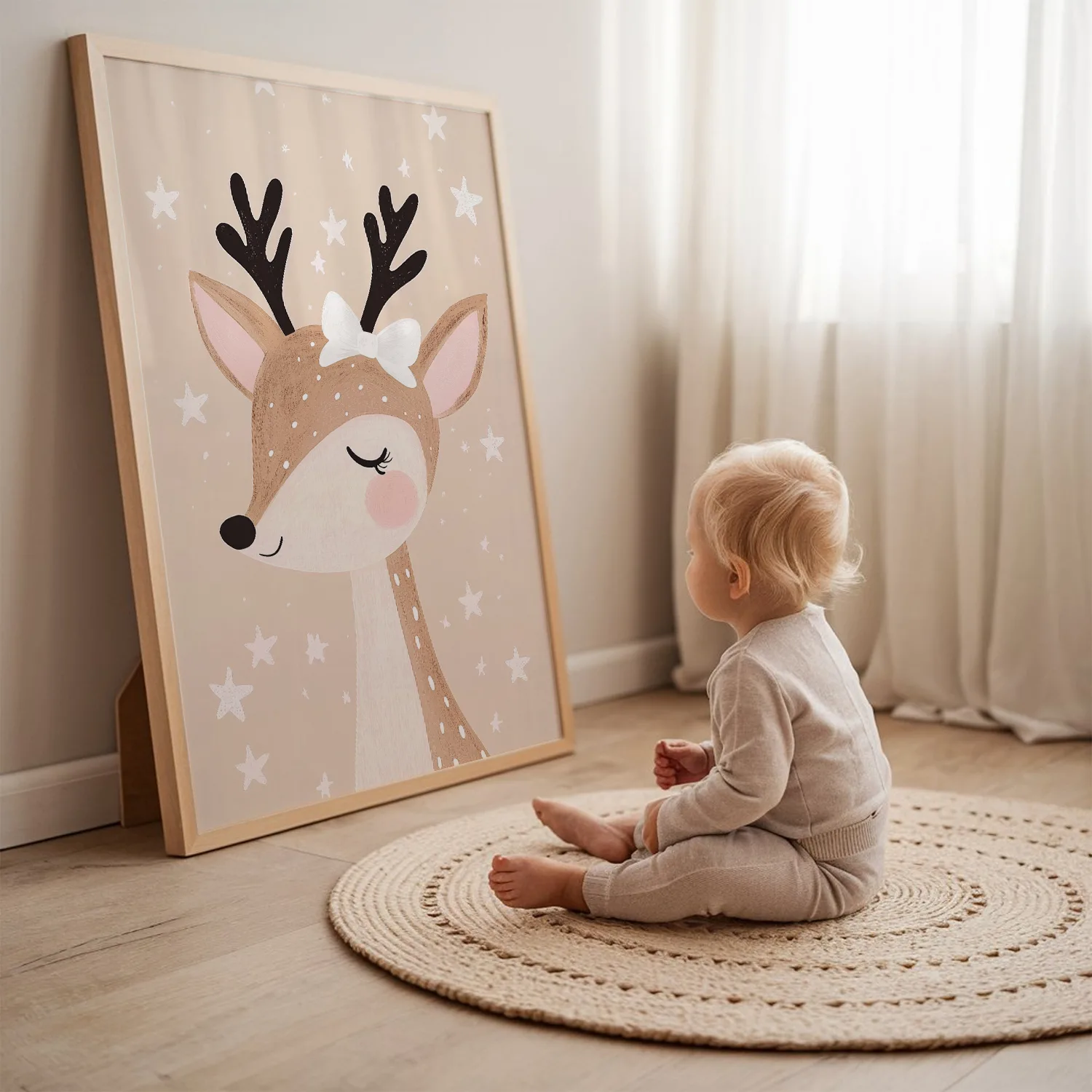 babykamer poster meisje