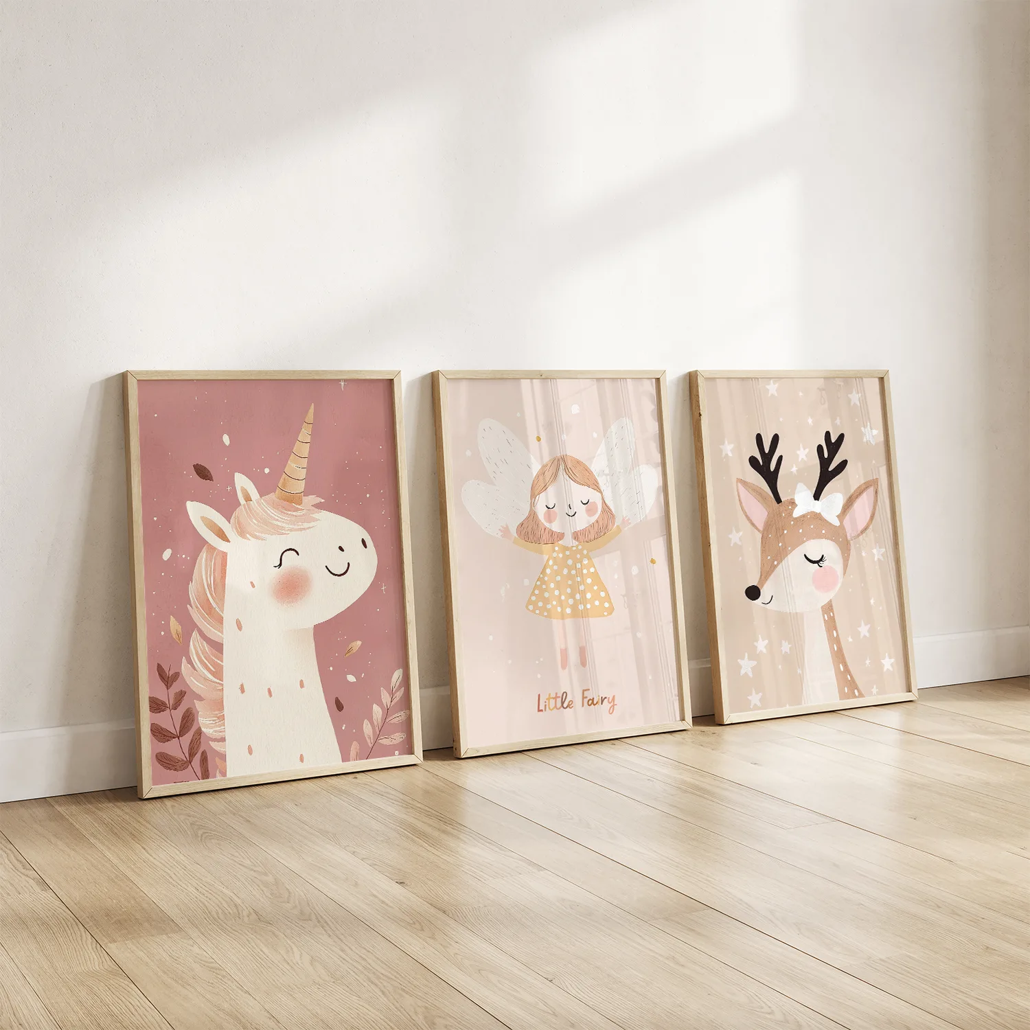 Poster set Soft Pinks