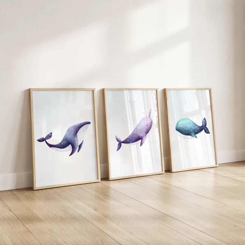 zeedieren posters kinderkamer
