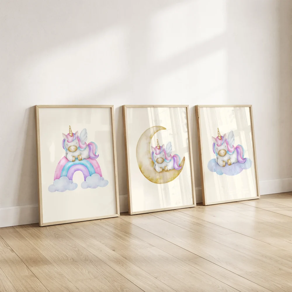 meidenkamer posters eenhoorn