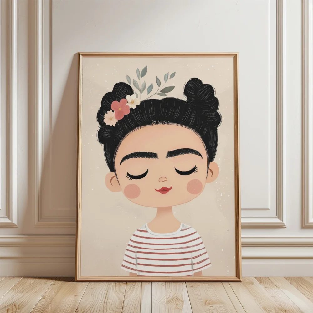 babykamer poster meisje